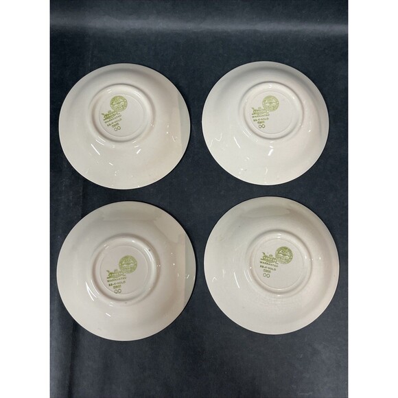 VTG 4 Royal National Brotherhood Operative Potters 22k Gold Berry Bowls #5265 - Picture 2 of 15